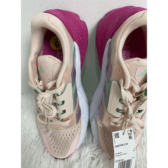 Adidas Adistar 2 Running Shoes Women's Size US 6.5 Multicolor Sport Pink Peach - Picture 13 of 14